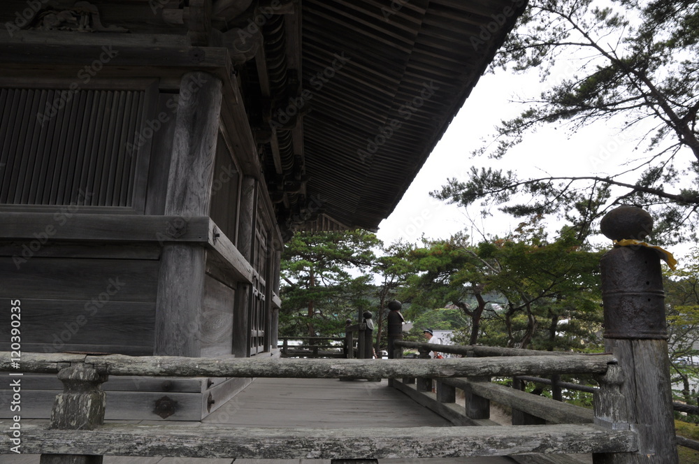 Fototapeta premium 五大堂 神社 宮城