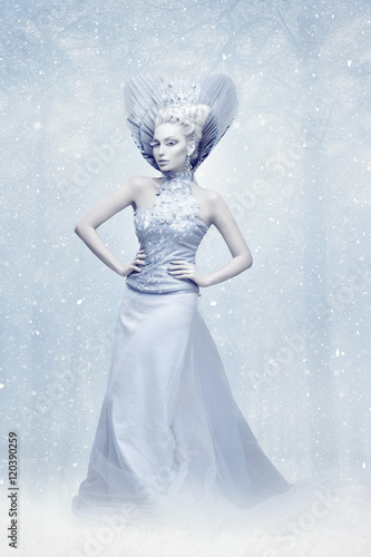 Fototapeta Portrait of winter queen