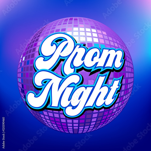 Prom night party background for poster or flyer