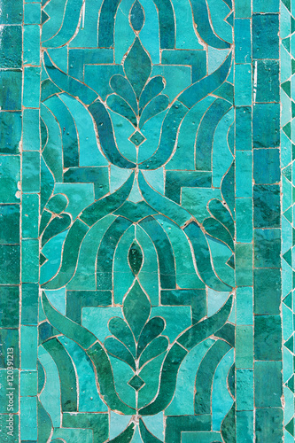 Ancient oriental mosaic in ...