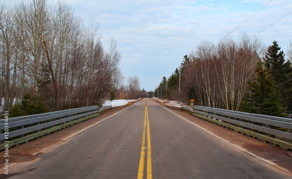 Fototapeta premium road and horizon