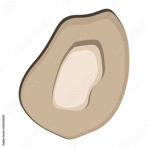 Fresh mussel gastronomy ingredient on white background. Shellfish nutrition nature food freshness mussels. Dinner cooked mussels gourmet healthy cuisine seafood gastronomy ingredient vector.