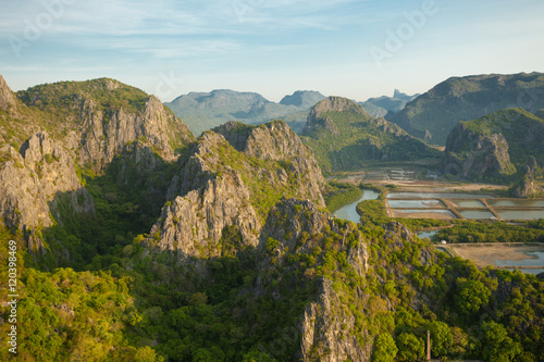 Mountain at Khao Sam Roi Yot National Park,Thailand photo