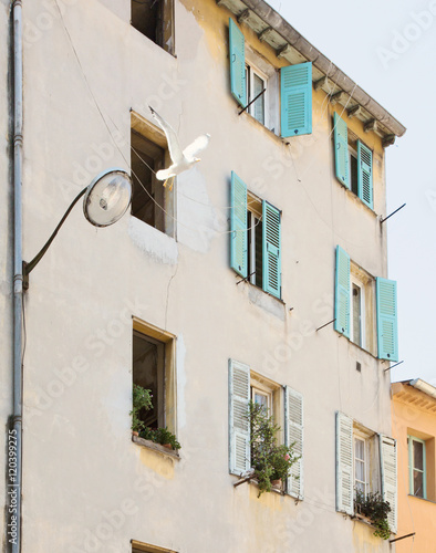 FRANCE. Old town architecture of Nice on French Riviera © lumikk555