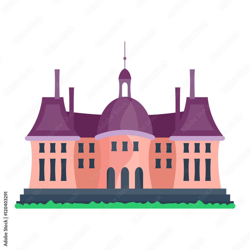 Castle cartoon vector illustration Castle cartoon vector illustration