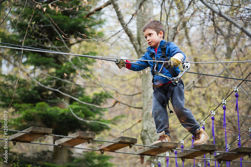 Active child climber