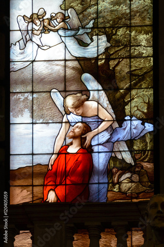 Fotografija The agony of Jesus Christ in the Olive mountain (Getsemani garden