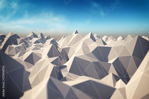 Fototapeta kuchenna Abstract landscape