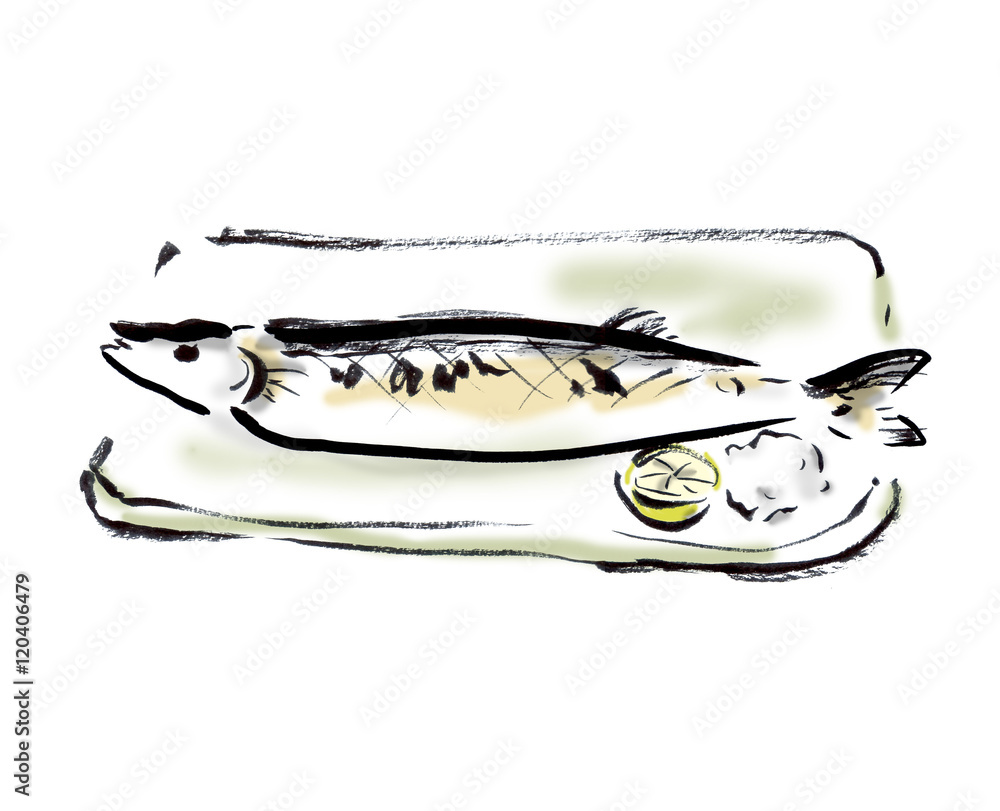 さんま塩焼き Stock イラスト Adobe Stock
