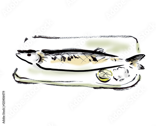 さんま塩焼き Stock イラスト Adobe Stock
