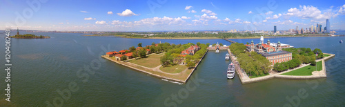 Photos Aerial image of Ellis Island