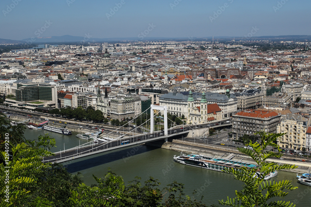 Budapest skyline with the Danube River