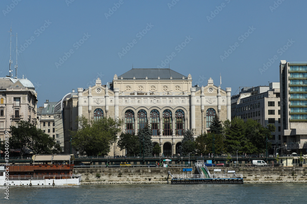 Concert Hall on the Danube River embankment, Budapest