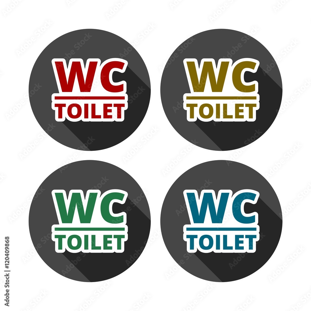 WC Toilet sign icon
