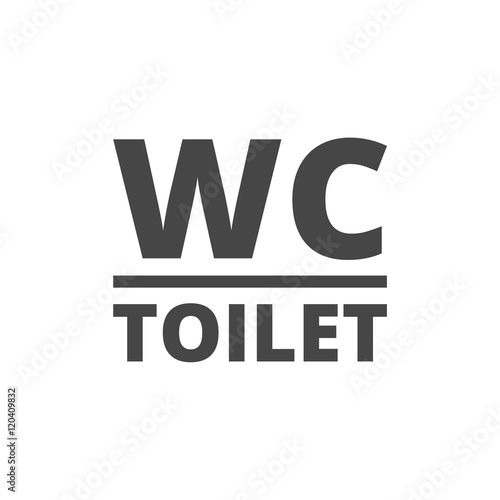 WC Toilet sign icon