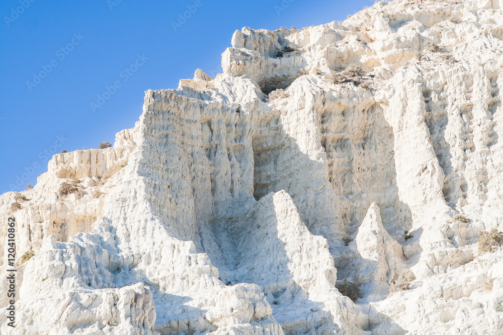 Fototapeta premium Fragment of white cliff called 