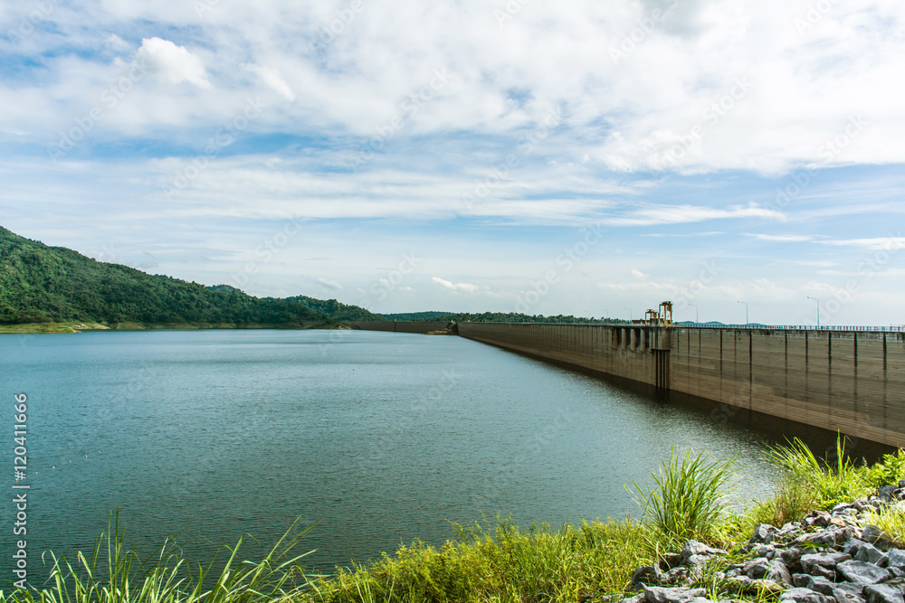 View of thailand Dam