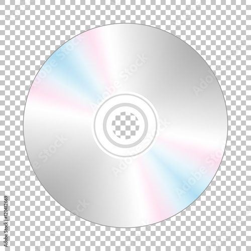 Realistic cd-disk backside.