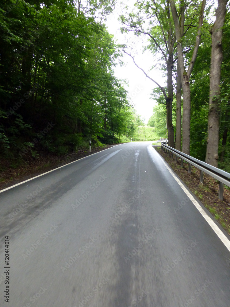 Straße bei Ziegenrück