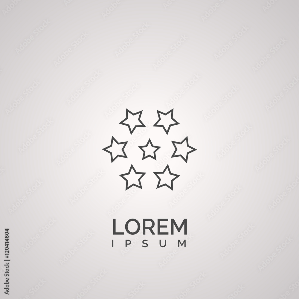 stars icon. vector illustration stars icon. vector illustration