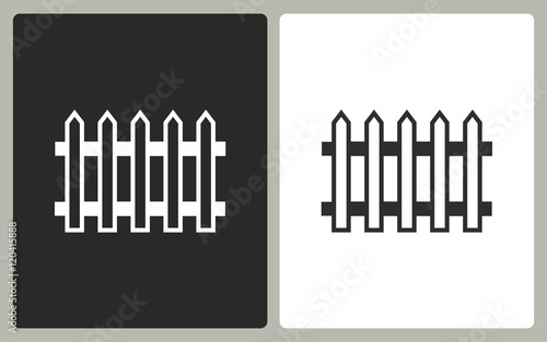 Fence - vector icon.