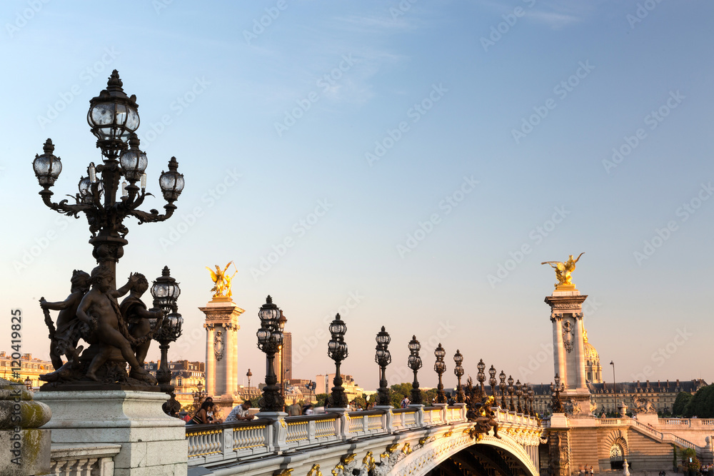 Naklejka premium Alexander III Bridge
