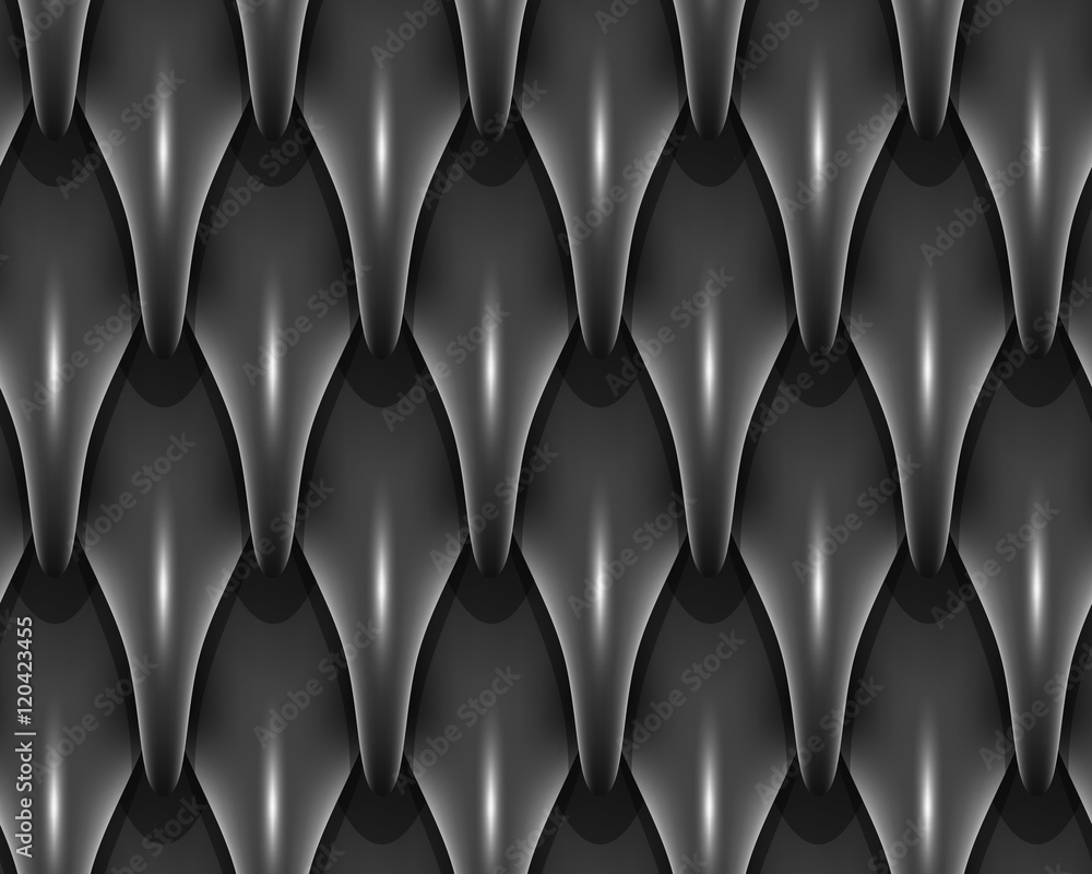 Black dragon scales seamless background texture Black dragon scales seamless background texture
