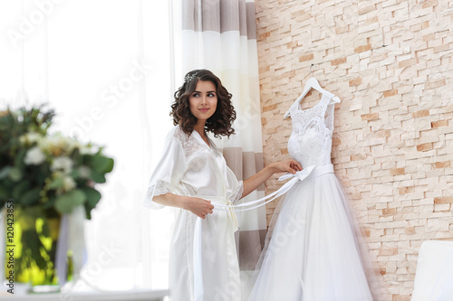 Beautiful bride waiting for...