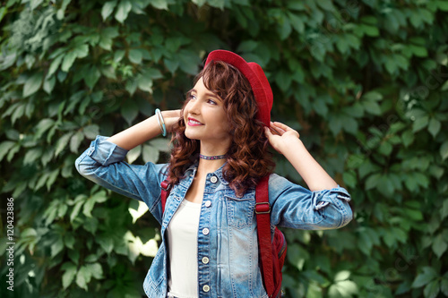 Beautiful young girl posing...