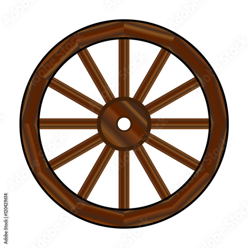 Covered Wagon Wheel