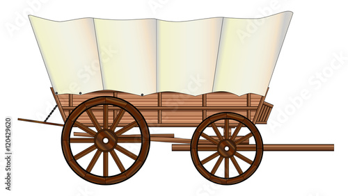 Covered Wagon Wheel