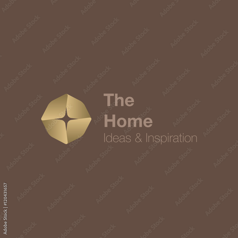 The Home and interior Logo design. Vector logo template. Home ideas and ...