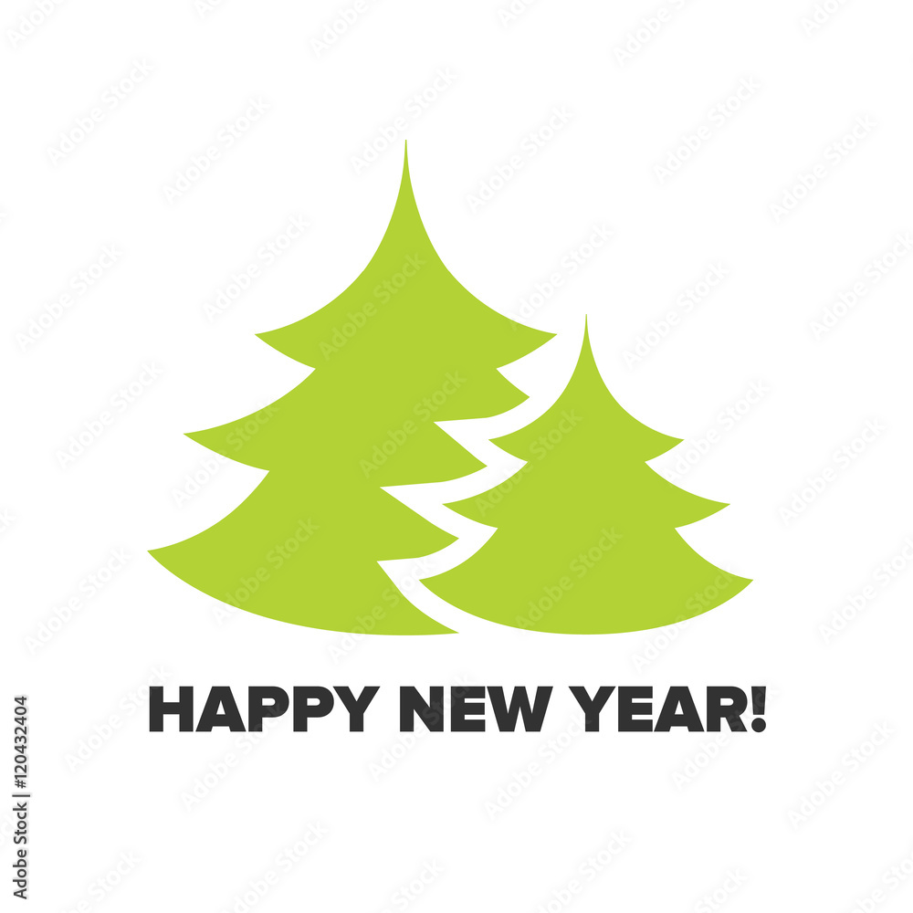 Creative New year tree Creative New year tree