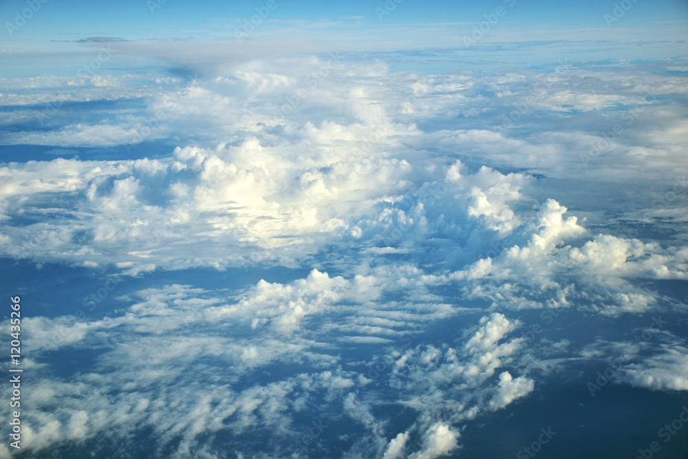 clouds view from the window of an airplane flying in the clouds clouds view from the window of an airplane flying in the clouds