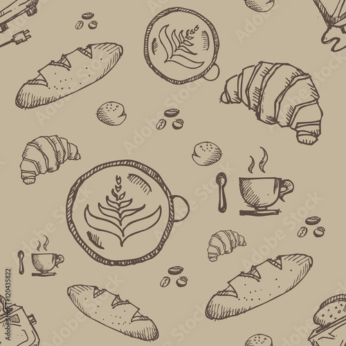 pattern coffee object 