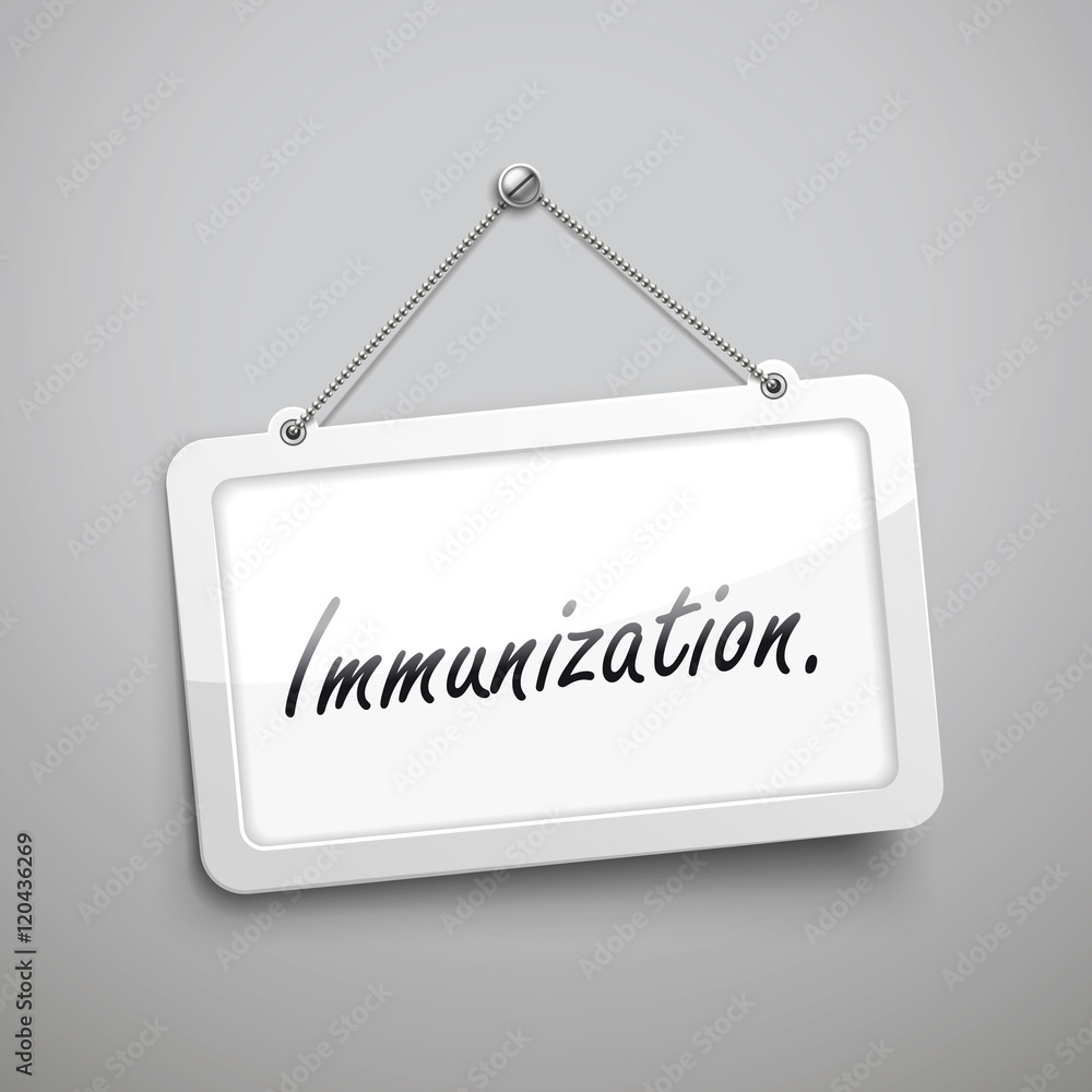 immunization hanging sign immunization hanging sign