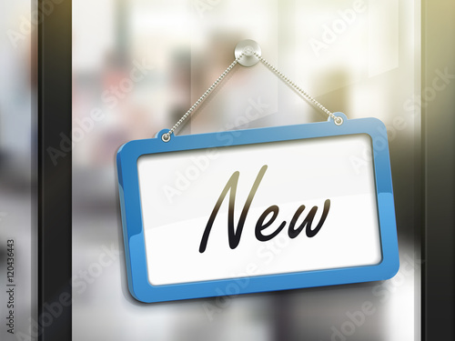 new hanging sign