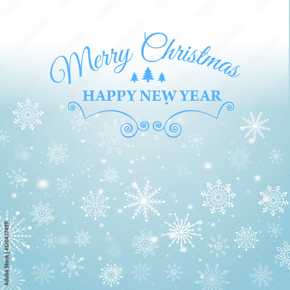 Happy New Year and Merry Christmas e-card. Vector illustration. Happy New Year and Merry Christmas e-card. Vector illustration.