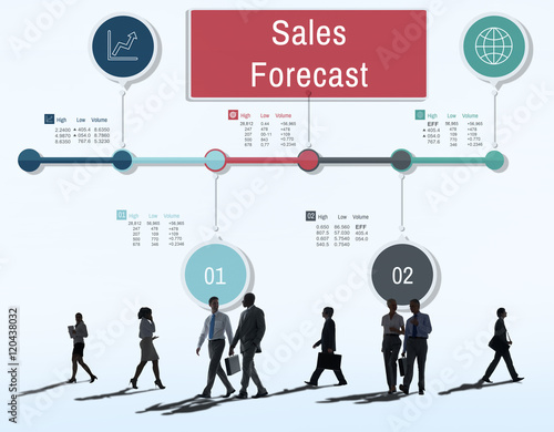 Sales Forecast Strategy Planning Vision Marketing Concept