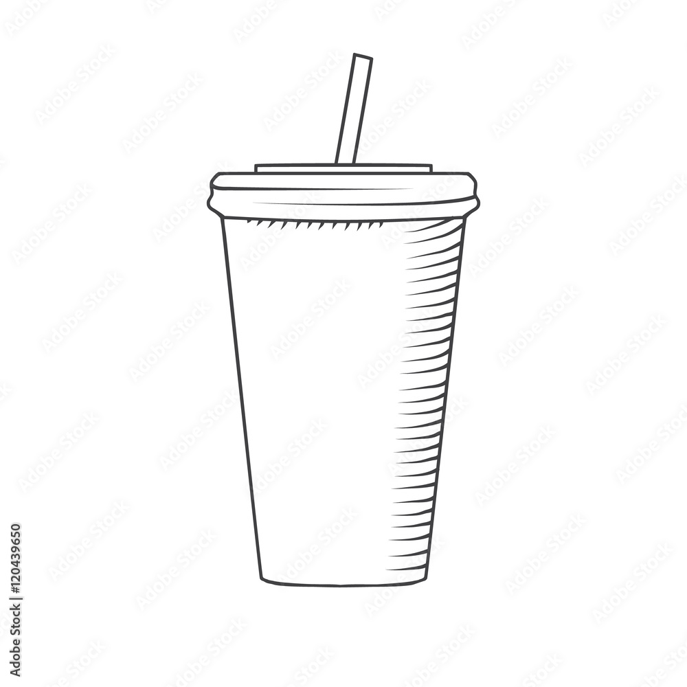 plastic cup with a straw to drink plastic cup with a straw to drink