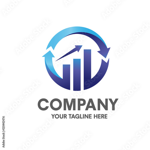 business success marketing and finance logo set, success coaching logo

