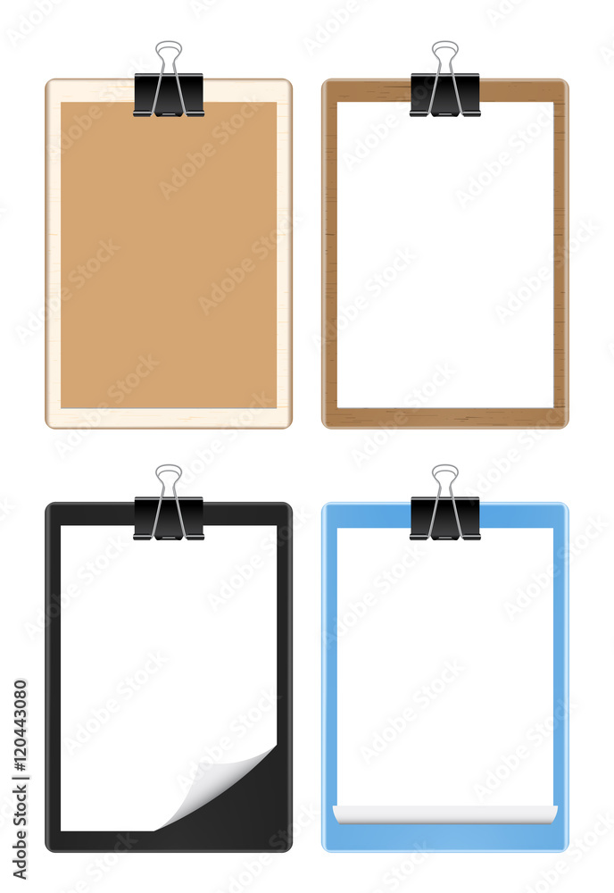 blank paper on a clipboard holder blank paper on a clipboard holder
