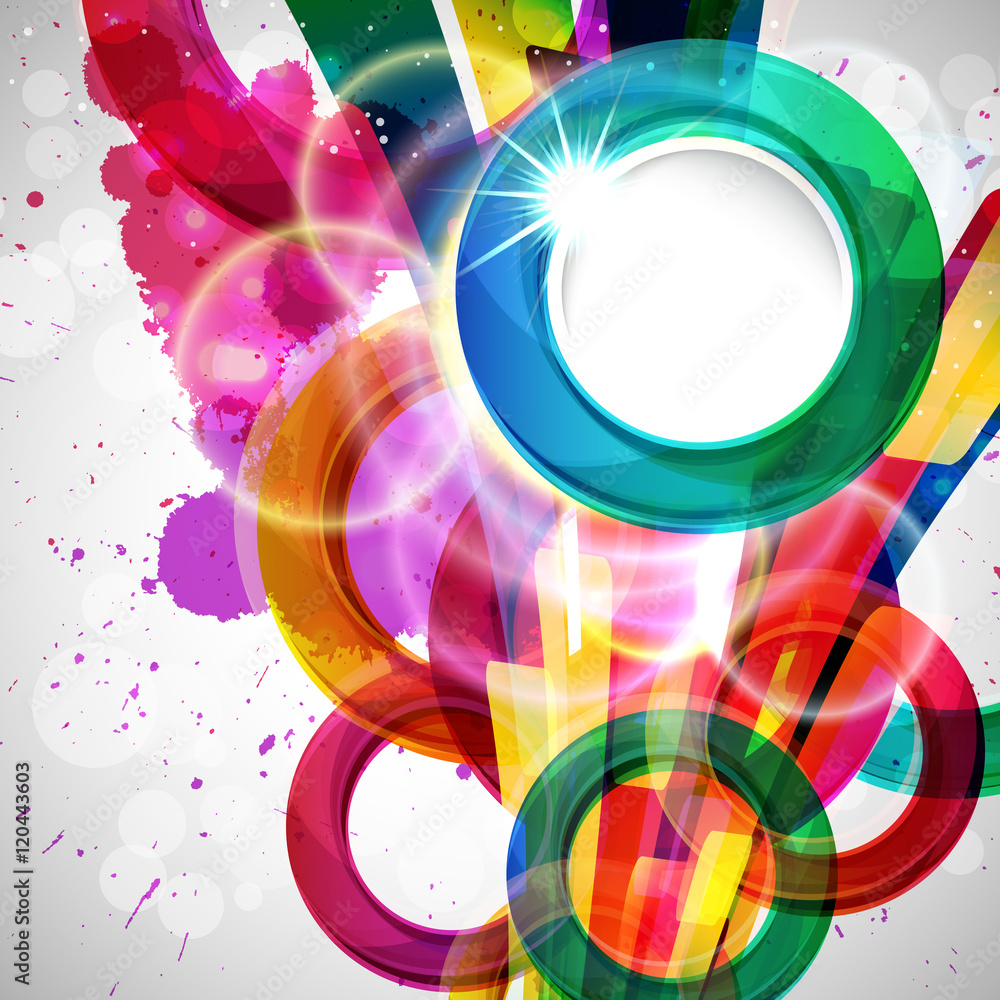 Obraz premium Abstract background with design elements.