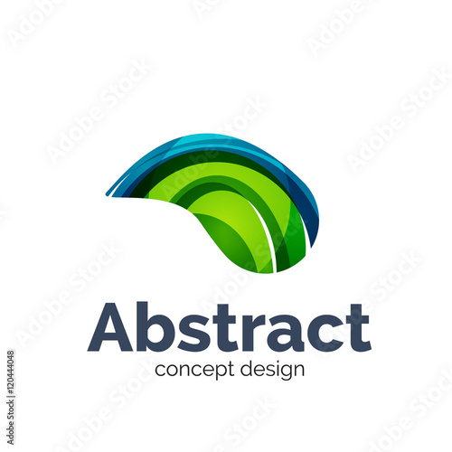 Business vector logo template - wave