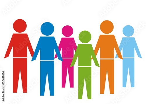color figure, vector icon