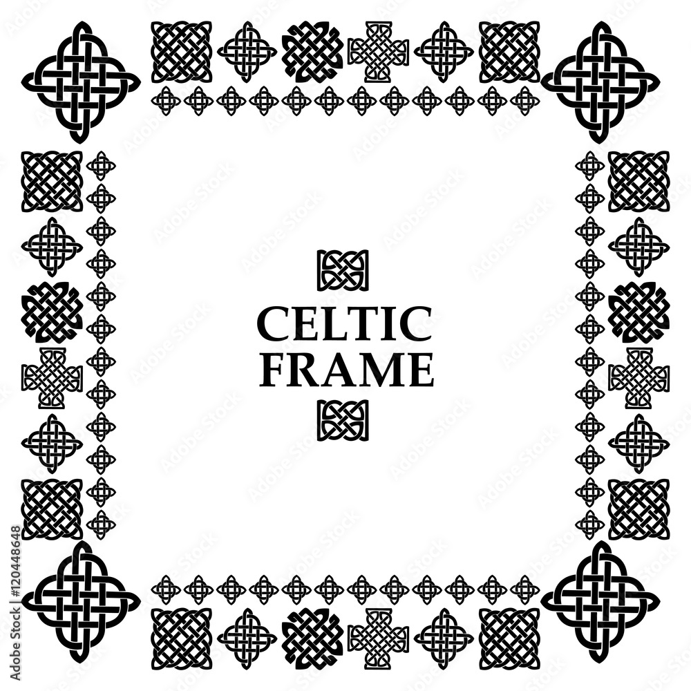Celtic knot square frame Celtic knot square frame