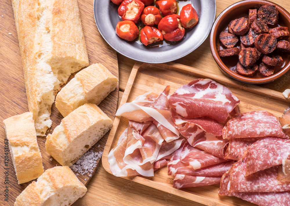 Delicious Spanish Tapas Food Stock Photo | Adobe Stock