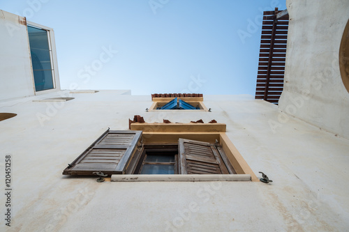 Windows of an home in Naxos