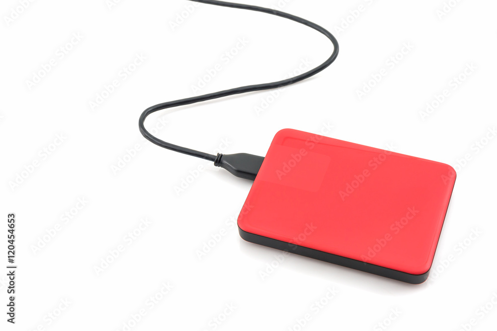 External hard drive for backup. External hard drive for backup.