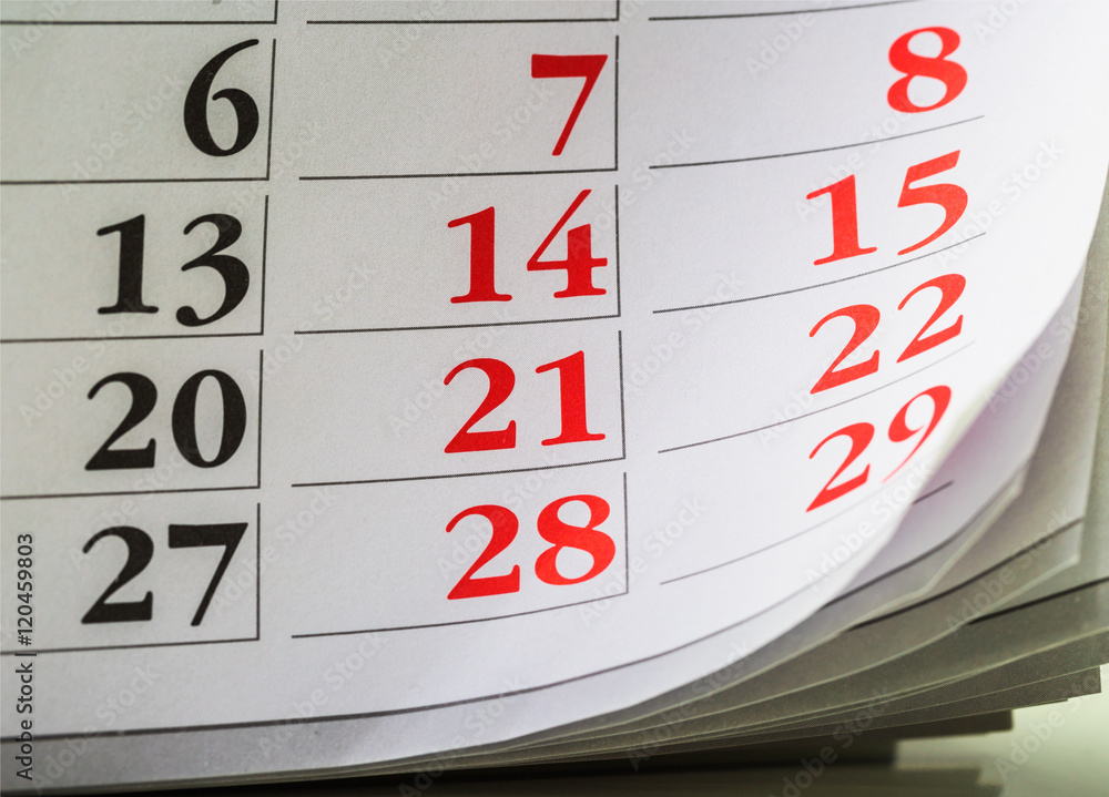 Page Of Calendar Stock Photo Adobe Stock page-of-calendar-stock-photo-adobe-stock